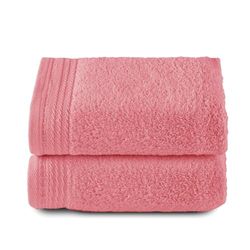 RIZO Top Towel - Set of 2 Hand Towels - Bath Towels - 100% Combed Cotton - 600 g/m2 - Measure 100 x 50 cm - Boiler