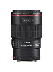 Canon EF 100 mm f/ 2,8 L Macro IS USM - alvo para Canon (distância focal fixa de 100 mm, abertura f/2,8 - 32, estabilizador, diâmetro: 67 mm) preto