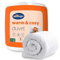 Silentnight Edredão quente e aconchegante de 15 TOG, edredão grosso, macio e acolhedor para o inverno, hipoalergénico, cama King