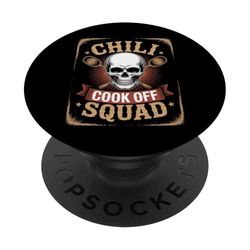 Juez de Cookoff del concurso de escuadrón de chile Cook Off PopSockets PopGrip Adhesivo