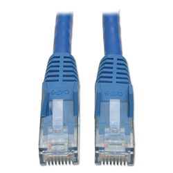 Eaton Cat6 Gigabit Snagless Molded UTP Patch Ethernet Cavo, RJ45 Maschio-Maschio, Blu, 10 Piedi / 3 Metri (N201-010-BL)