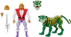 Masters of the Universe Origins, HTH30, set med 2 tecknade figurer, prins Adam och Cringer, 14 cm, mer än 16 rörelsepunkter, flerfärgade