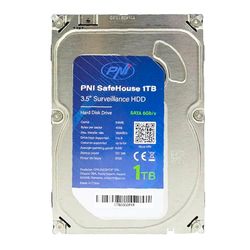 PNI Interne Harde Schijf SafeHouse 1TB, 3.5" HDD, CCTV, 64MB, voor bewakingssystemen