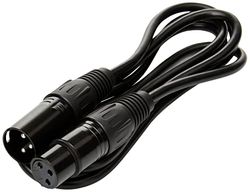 Pro Signal PSG3337-XLR-Câble de microphone XLR mâle 3 broches vers XLR femelle, 1,5 m Noir