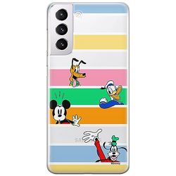ERT GROUP Funda para teléfono móvil Samsung S21 Original y con Licencia Oficial de Disney con diseño Disney Friends 017 Adaptada a la Forma del teléfono móvil, parcialmente Transparente