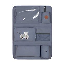 LÄSSIG Auto-organizer voor achterbank, organizer voor de achterbank van de auto, inklapbaar, 55 cm, Adventure Tractor, 55 cm, auto organizer