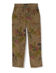 Desigual Flickors byxor_Musse Camo Blomma Casual, gRÖN, 5-6 År