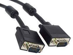 Premium Cord - Cable coaxial para Monitor (2 Conectores Ferrit, SVGA, DDC2,3xCoax y 8 Cables, 2 m)