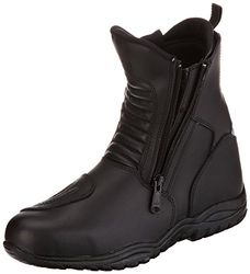 Protectwear Botas de mota de meia altura, preto, tamanho 45