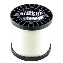 Ultima Black Ice Línea de Pesca de mar, Unisex-Adult, Crystal, 25