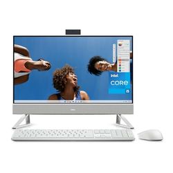 Dell Inspiron 24 5430 Ordinateur de Bureau Tout-en-Un 23.8" FHD, Processeur Intel Core i5-1334U, Graphique Intel, RAM 8Go, SSD 512Go, Windows 11 Home, Clavier Français AZERTY, Blanc