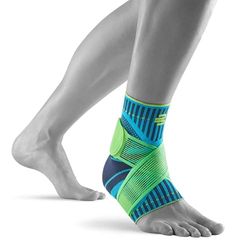 BAUERFEIND, 1 tornozeleira desportiva unissexo, para o tornozelo esquerdo, para desportos de bola ou atletismo, estabilização, com fita ajustável, tamanho M, turquesa, 11419401260712