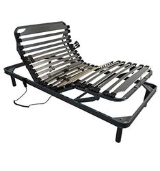 Duermete Online - Letto articolato elettrico Ergomedic, 5 piani, telaio rinforzato, sospensioni di Hytrel, prodotto in Spagna, 90 x 190