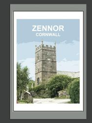 Zennor Cornwall Notebook: Blank lined Notebook, Journal Gift Book, Cornish gift, Kernow Planner