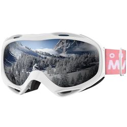 OutdoorMaster OTG skibril - overbril ski- / snowboardbril voor heren, dames en jeugd - 100% UV-bescherming (VLT 10%)