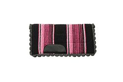Weaver Leather Pony - Almofada de selim Navajo com forro de feltro, rosa, 23 x 23 polegadas