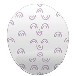 Bonamaison, Tapis de Souris Ergonomique avec Repose-Poignet - Impression numérique - pour Le Bureau et la Maison - 20 x 23 cm