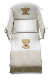 Italbaby Maxi Petit Amis beddengoedset, wit, meerkleurig, één maat