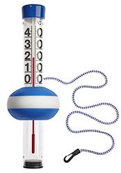 TFA Dostmann Thermomètre de piscine Neptun, 40.2003, pour piscine et étang, lecture confortable de la température de l'eau, grand, bien lisible
