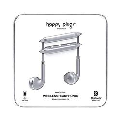 Happy Plugs | Trådlösa II-hörlurar | Trådlös Bluetooth med inbyggd fjärrkontroll och mikrofon | Rymdgrå, 7625
