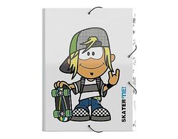 CYPBRANDS Me!Humanity Folder Klappen Skater, Wit, Eén maat