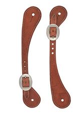 Weaver Leather Men's Shaped, Cinghie speroniche in Pelle a Forma di Uomo, Color ruggine, Rovere Hermann, Taglia Unica
