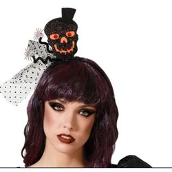 BigBuy Carnival Diadema Calavera Araña Halloween