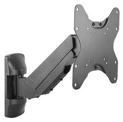 RICOO TV muurbeugel televisie draaibaar, monitorhouder gasdrukveer, S4522, in hoogte verstelbaar tv-houder, monitorarm, kantelbaar voor beeldscherm 23"-42" inch, met max. VESA 200x200, tot 30 kg