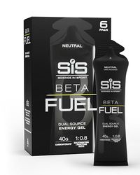 Science in Sport Beta Fuel 6 x 60ml Non aromatisé - énergétique avec 40g de glucides, Energy facile à digérer pour une performance optimale