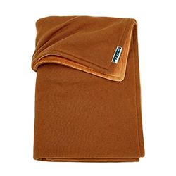 Meyco 2734007 Wiegdeken knit basic velvet, 75x100 cm, camel