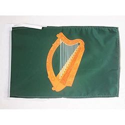 BANDERA de la PROVINCIA DE LEINSTER 45x30cm - BANDERINA DE LEINSTER EN IRLANDA 30 x 45 cm cordeles - AZ FLAG
