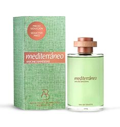 Banderas Perfume - Mediterráneo, Eau de Toilette for Men - Fresh, Energetic and Bright Fragance - Green Citrus and Bergamot Notes - Ideal for Day Wear - 200 ml