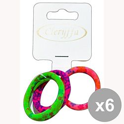 cleryffa Capelli elastici – Confezione da 6 x 3000 g