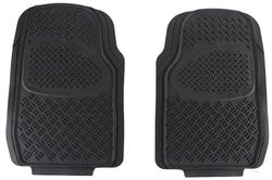 SIXTOL CAR MAT UNI SET 1 | Universal Rubber Car Mats | Front Set | 2-Piece | PVC Material | Compatible with Most Vehicles