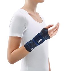 Bauerfeind Vendaje de muñeca, ManuTrain,negro,izquierdo, talla 3