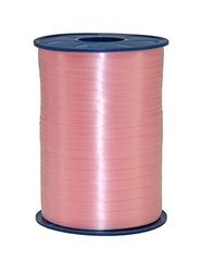 C.E. PATTBERG Nastro colore rosa chiaro, rotolo nastro regalo, lungh. 500 m, largh. 5 mm, per decorare, abbellire pacchetti di Natale e pacchi regalo in ogni occasione