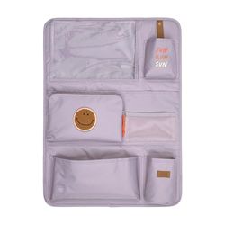 LÄSSIG Auto-organizer voor achterbank in de auto, om op te hangen, inklapbaar, lila, lila, modern