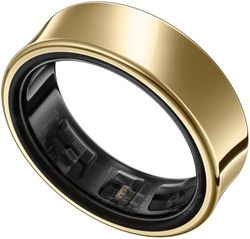 Samsung Galaxy Ring, smart ring med titanhölje, Samsung Health med AI, sömnspårare, fitness spårare, storlek 11 (US), titanguld