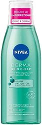 NIVEA Derma Skin Clear Tonico Anti-Imperfezioni 200 ml, Tonico viso pelle grassa e mista con Acido Salicilico, Sale Marino e Niacinamide, Tonico viso riequilibrante senza alcool etilico