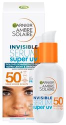 Garnier Ambre Solaire Invisible Serum Super UV solskyddsserum - med ultralätt och osynligt solskydd, 30 ml