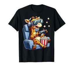 Giraffe Gaming Videojuegos Controlador de auriculares Gamer Camiseta