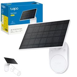 Tapo A201 Solar Panel, Flexible Installation and Angle Adjustment, High-Efficiency 45min Solar Charging for Full Day Usage, Non-Stop Power Supply, IP65, Compatible with All Tapo Battery Cameras