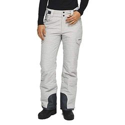 ARCTIX Snow Sports Insulated Cargo Pants, Pantaloni da Neve Donna, Grigio Perla Melange, Small (4-6) Short