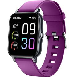 Jmamba Fitness Tracker voor mannen vrouwen, 1,7 '' fitness smartwatch met hartslag en slaapmonitor, activiteitstracker met IP68 waterdicht voor Android iOS