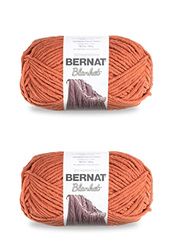 Bernat Coperta in filato di zucca per spezie, confezione da 2 pezzi da 300 g, poliestere, 6 super ingombranti, 200 m