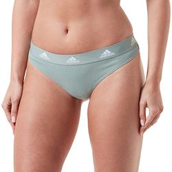 Adidas dames string ondergoed, olijfgroen, XL