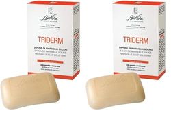 Bionike Triderm - Sapone Solido di Marsiglia per Pelli Sensibili e Intolleranti, Detergente Corpo Delicato per Lavaggi Frequenti ad Azione Protettiva e Idratante, Dona Morbidezza alla Pelle, 100 gr
