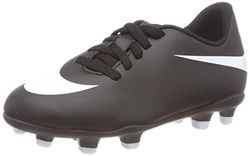 NIKE Bravata II FG Voetbalschoenen, uniseks, kinderen, Zwart wit zwart 001, 28 EU