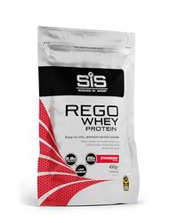 Science in Sport Rego Whey Protein Poudre 450g Fraise - Boisson de récupération poudre avec glucides, protéines, électrolytes, vitamines et minéraux, Pour un entraînement efficace, 100% Whey