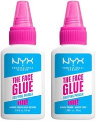NYX Professional Makeup Face Primer, Gripping Primer, Offers Up to 24HR Hydration, Long-lasting Wear, The Face Glue, 35ml (Pack of 2)